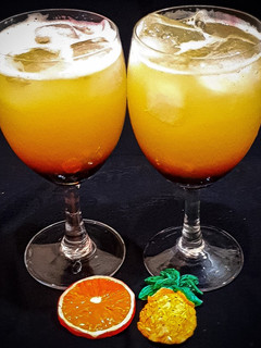 A picture of After glow cocktail.