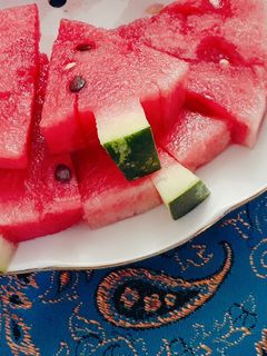 عکسی از دستور هندوانه کاجی😁👌