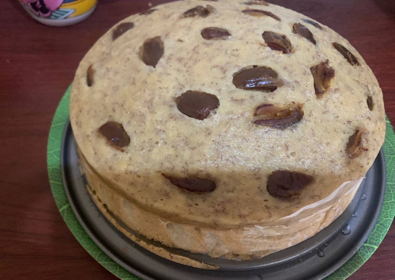 Kue Kukus Pisang Toping Kurma