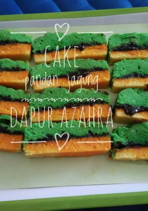 Foto resep Cake pandan jagung