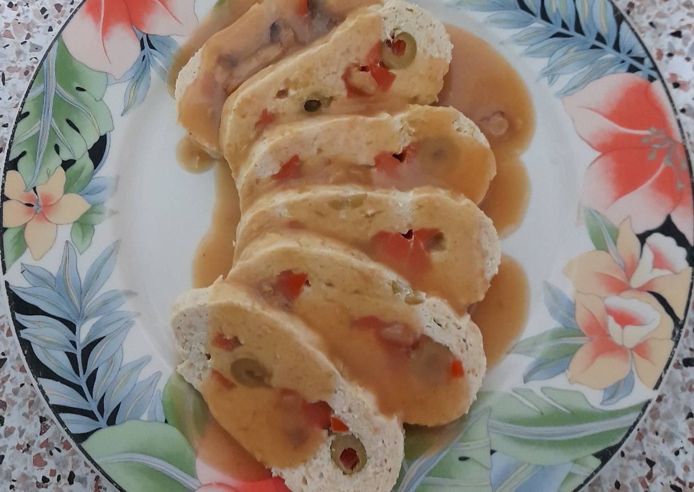 Rollo de pollo especial 🍗🥕