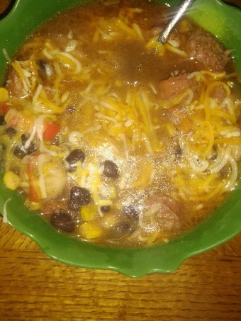 Easy Way Make Gumbo with shrimp and sausage/bangers. 🙂 the Delicious Makes you drool