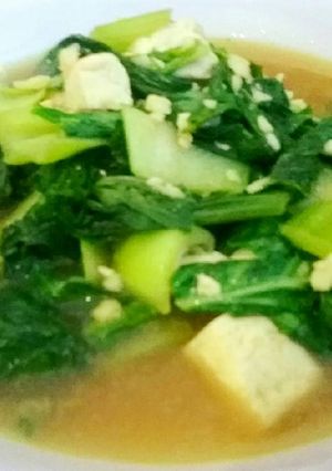 Foto resep Tumis pakcoy tahu