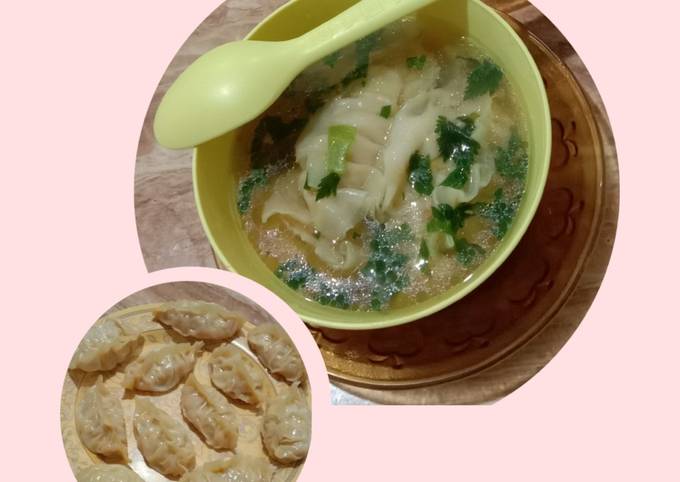 Cara membuat ❤️❤️ Sup Pangsit Sapi Jagung ❤️❤️