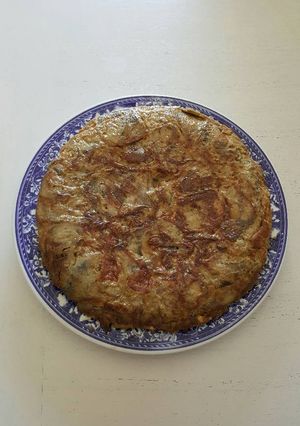 Una foto de Tortilla de alcachofa