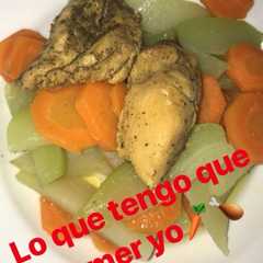 Una foto de Pechuga al horno con zanahoria