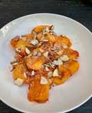 Easy & Quick Peach Desert #vegan #gluten-free #grain- free #sugar-free