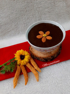 عکسی از دستور پودینگ شکلاتی (صبحانه پروتئینی رژیمی)
