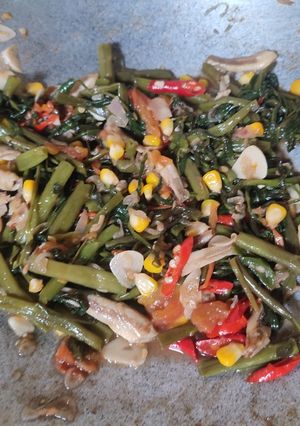 Foto resep Tumis Kangkung Teri Jagung