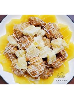 鳳梨蝦球 清爽版 的食譜成品照片