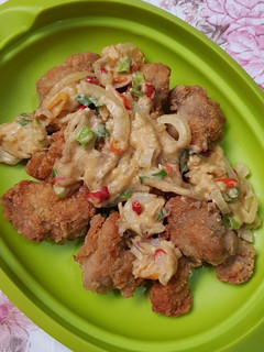 Foto resep 53. Ayam Crispy Saus Telur Asin