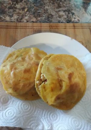 Una foto de Gorditas con huevo en salsa