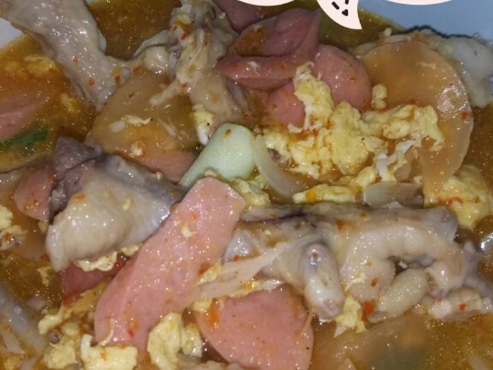 Langkah Gampang Menyiapkan Resep Seblak Kuah Ceker Sosis yang Sempurna Anti Ribet, Uenak Banget