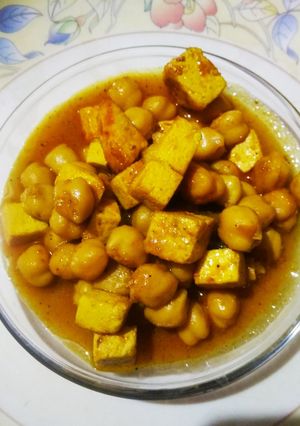 মশলা চানা পনির রেসিপির প্রধান ছবি