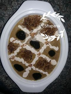 عکسی از دستور حلیم بادمجان
