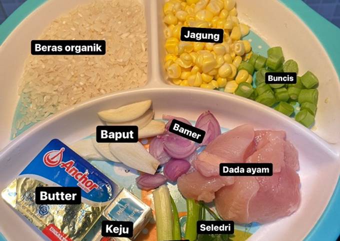 Mpasi 6 bulan+ ~ BUBUR AYAM JAGUNG ~