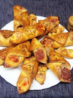 Sonkával-sajttal töltött pólya 🥩 recept fotója