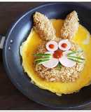 Omurice Thỏ Ngọc cute 🐰