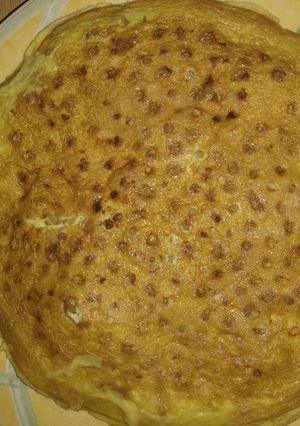 Una foto de Colchón de arvejas con salchichas y zanahoria
