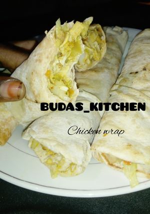 Chicken wrap ainihin hoton girkin