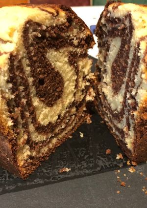Une photo de Cake marbré