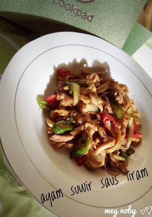 Foto resep Ayam suwir saus tiram
