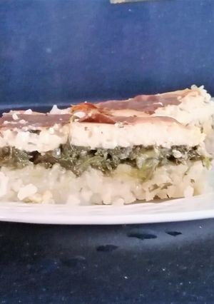 Φωτογραφία της συνταγής Σπανακόρυζο au gratin με bechamel