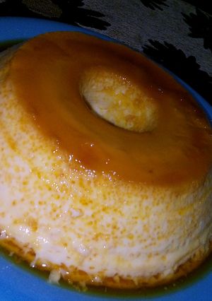 Una foto de Flan Casero
