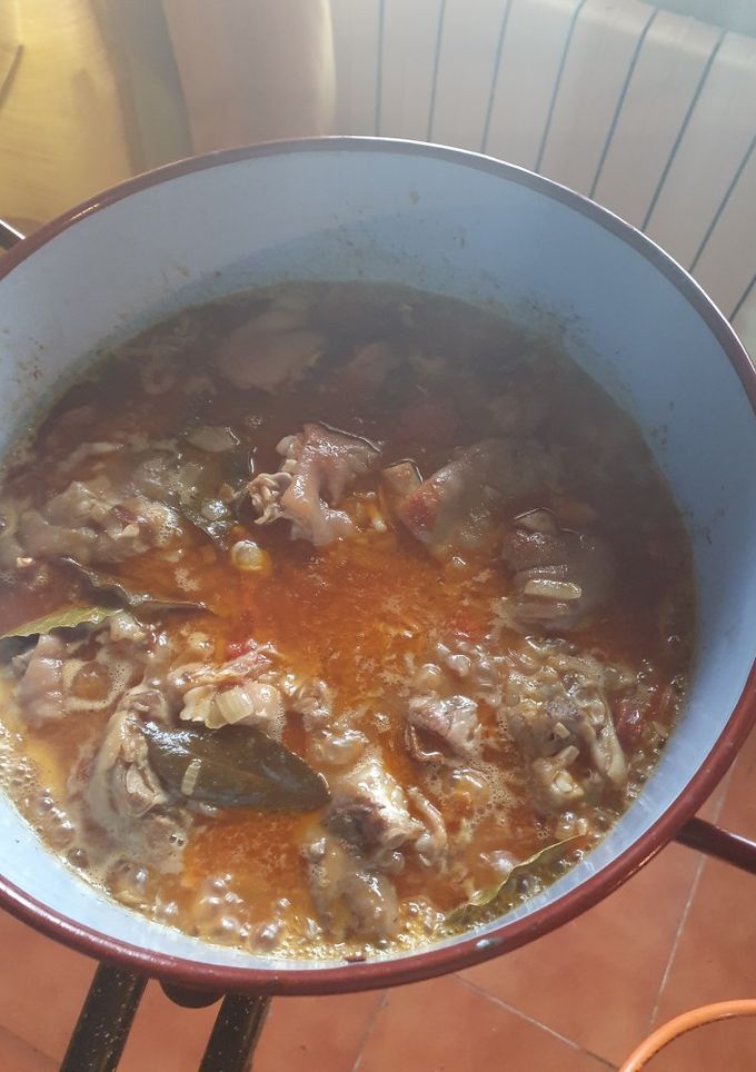Una foto de Manitas de cerdo