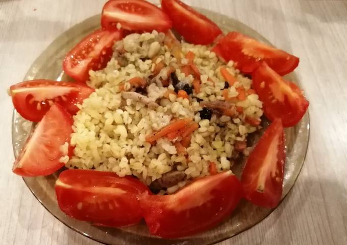Булгур с курицей