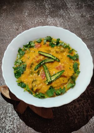 A picture of Red carrot dal.