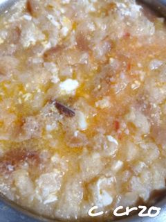 Una foto de Sopas de ajo con bacalao