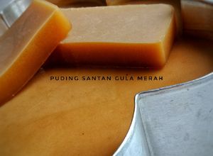 Foto resep Puding santal gula merah