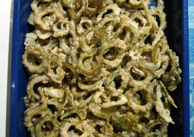 Bumbu Menyiapkan Kripik pare renyah, Sempurna