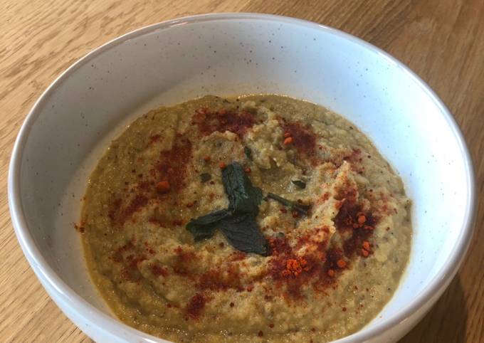 Aubergine and Celeriac soup