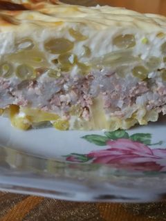 Rakott zöldbab besamellel recept fotója