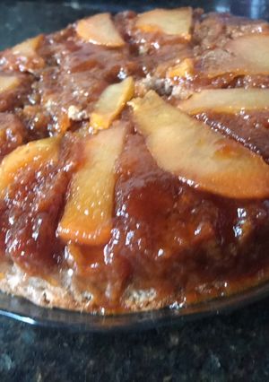 Una foto de Torta de Pera y trigo sarraceno (apto Aplv, sin TACC, sin huevo)😊