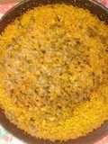 Paella ciega de marisco