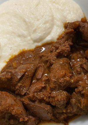 Resztelt máj, ahogy én szeretem, karfiolpürével recept fotója