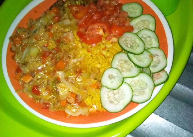Recipe of Homemade Jollop rice and macaroni with vegetable souce Cooking Basics for Newbies