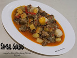 Sambal Goreng Ampela Hati Kentang Telur Puyuh