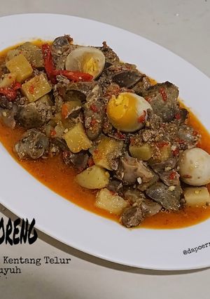 Foto resep Sambal Goreng Ampela Hati Kentang Telur Puyuh