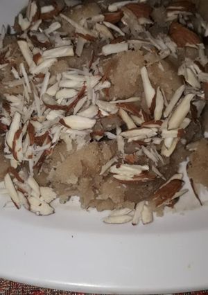 A picture of Suji ka halwa.