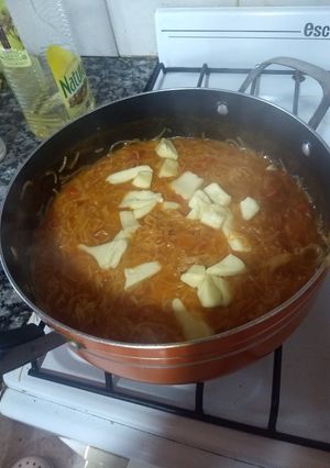 Una foto de Sopa seca ricasaa!!
