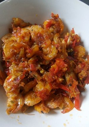 Foto resep Udang sambel merah