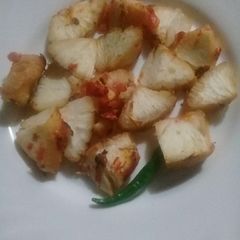 A picture of Deep fried Cassava. #4weekschallenge.