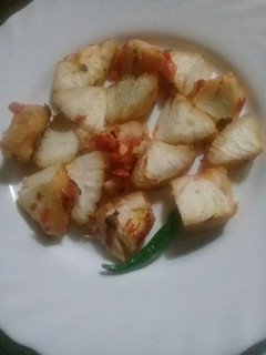 A picture of Deep fried Cassava. #4weekschallenge.