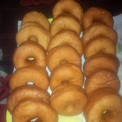 A picture of Home made doughnut.