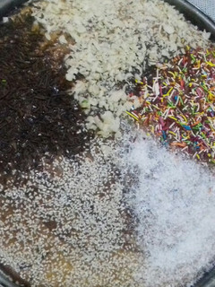 صورة لوصفة الكيكة العملاقة العملاقة