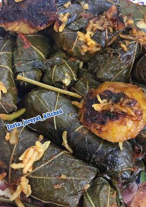 صورة لوصفة ورق عنب بدبس الرمان